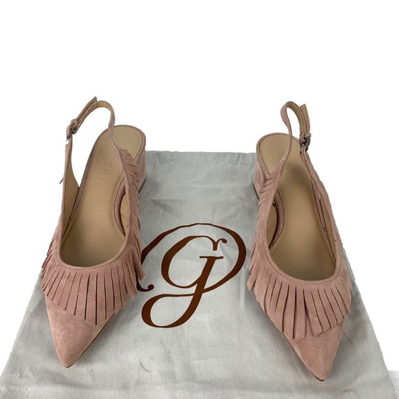 M. GEMI 'The Sagra' Fringe Slingback Pumps‎ w/ Dust Bag (NWOB) - Picture 11 of 12